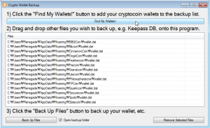 Crypto Wallet Backup wallet list